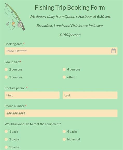fishing booking system|Flexible and powerful fishing trips booking system.